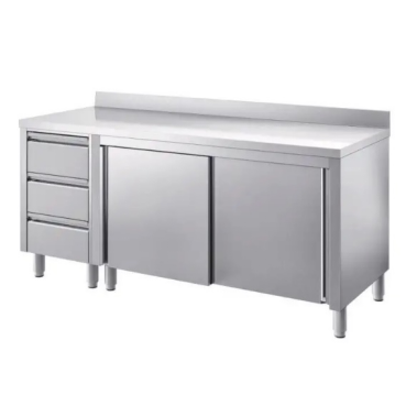 SS Worktable with Storage
